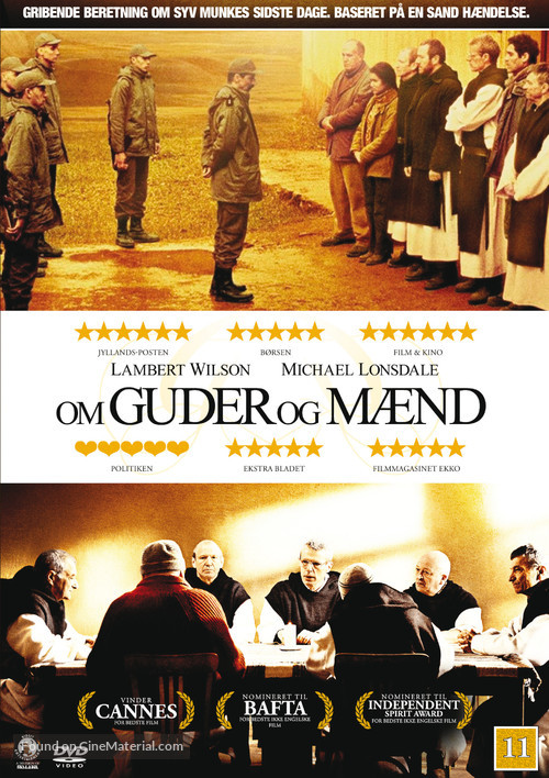 Des hommes et des dieux - Danish DVD movie cover
