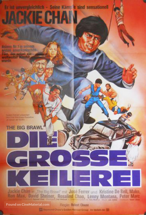 The Big Brawl - German Movie Poster