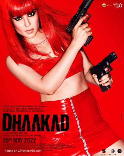 Dhaakad - Indian Movie Poster