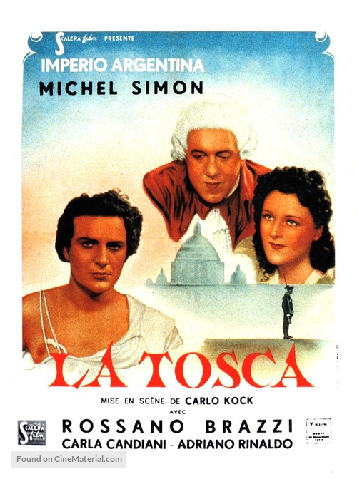 Tosca - French Movie Poster