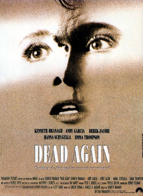 Dead Again - French Movie Poster