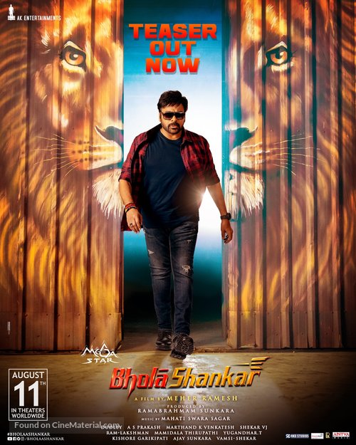 Bholaa Shankar - Indian Movie Poster