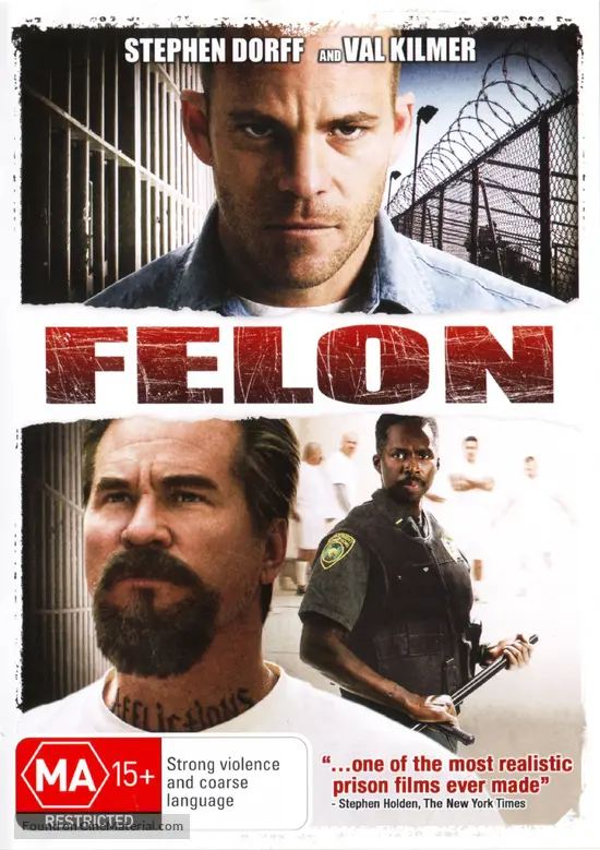 Felon - Australian DVD movie cover