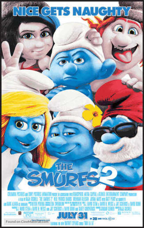 The Smurfs 2 - Movie Poster