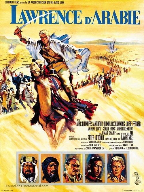 Lawrence of Arabia - French Movie Poster