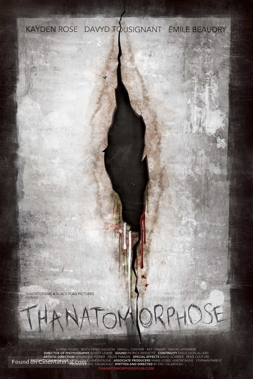 Thanatomorphose - Canadian Movie Poster