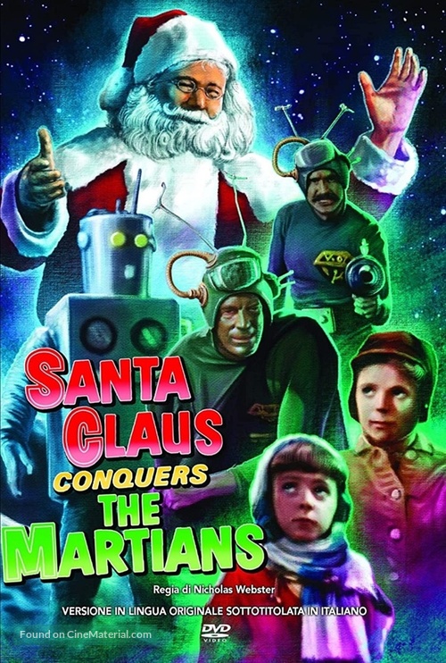 Santa Claus Conquers the Martians - Italian DVD movie cover