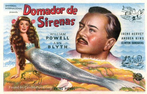 Mr. Peabody and the Mermaid - Spanish Movie Poster