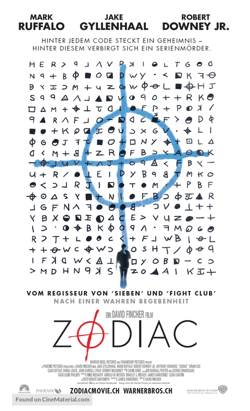 Zodiac - Swiss Movie Poster
