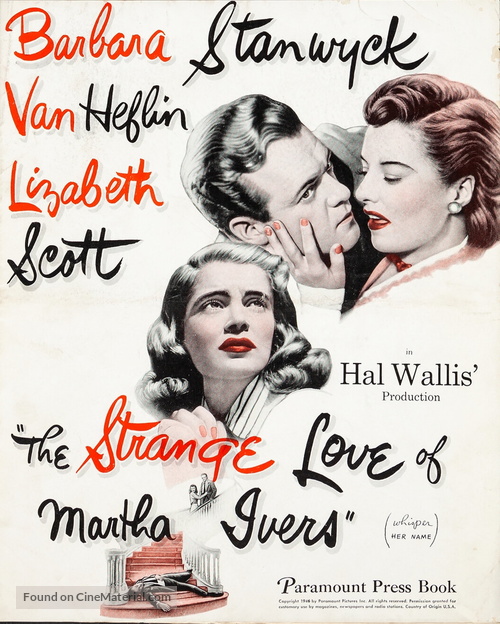 The Strange Love of Martha Ivers - poster