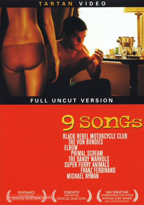 9 Songs - Movie Cover