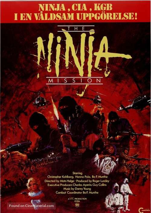 The Ninja Mission - Swedish Movie Poster