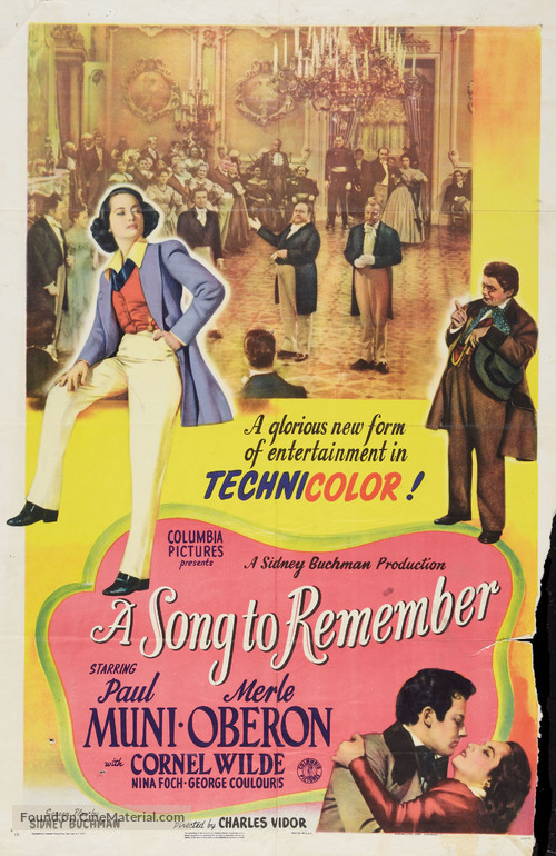 A Song to Remember - Movie Poster