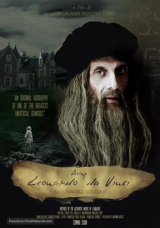 Being Leonardo Da Vinci - Italian Movie Poster