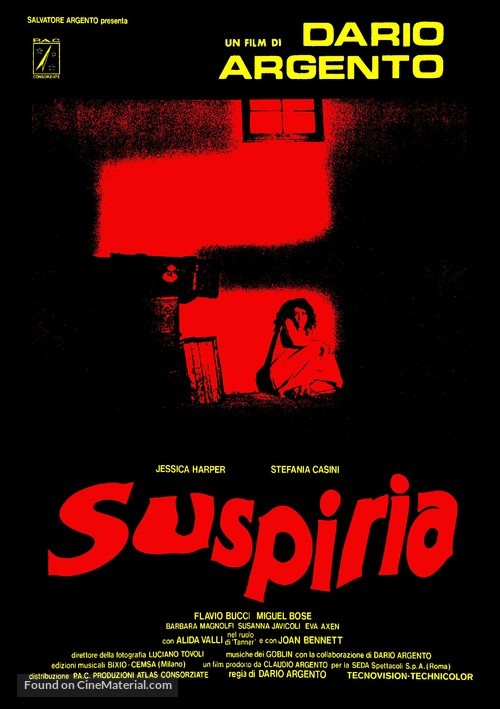 Suspiria - Italian Movie Poster