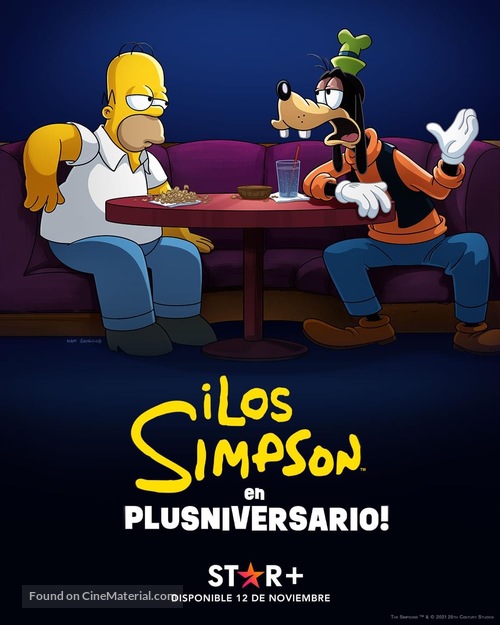 The Simpsons in Plusaversary - Mexican Movie Poster