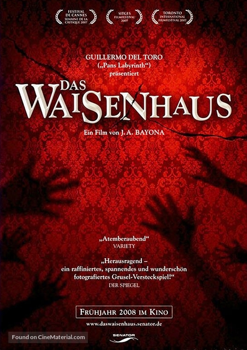 El orfanato - German Movie Poster