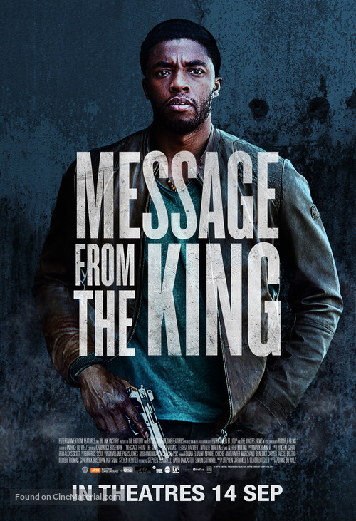 Message from the King - Singaporean Movie Poster