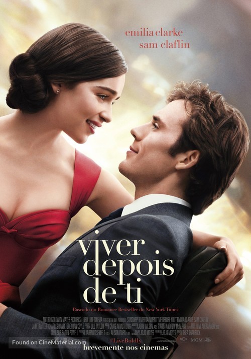 Me Before You - Portuguese Movie Poster