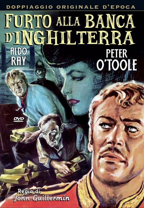 The Day They Robbed the Bank of England - Italian DVD movie cover