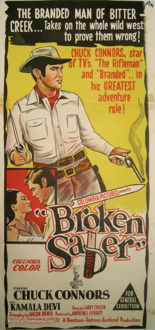 Broken Sabre - Australian Movie Poster