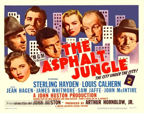 The Asphalt Jungle - Movie Poster