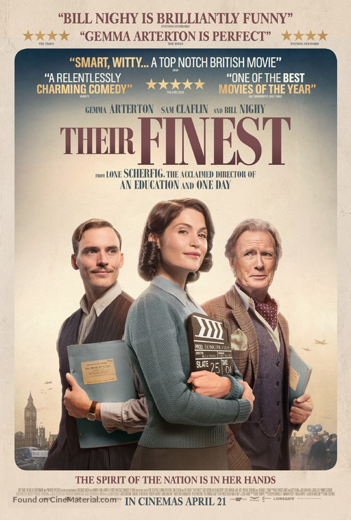 Their Finest - British Movie Poster