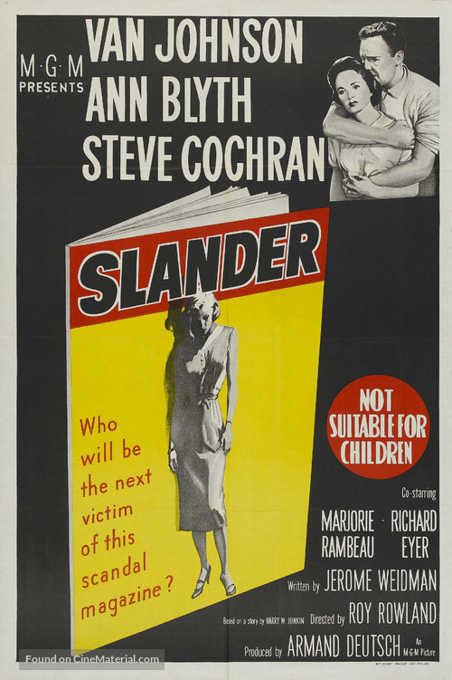 Slander - Australian Movie Poster