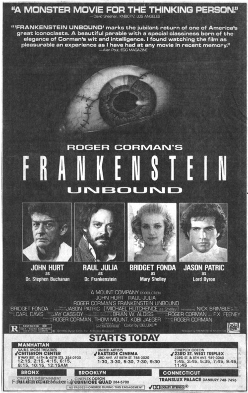 Frankenstein Unbound - poster