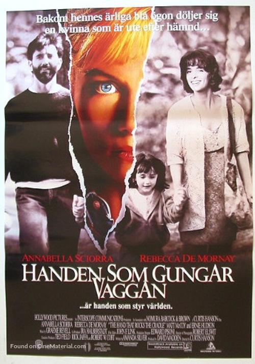 The Hand That Rocks The Cradle - Swedish Movie Poster