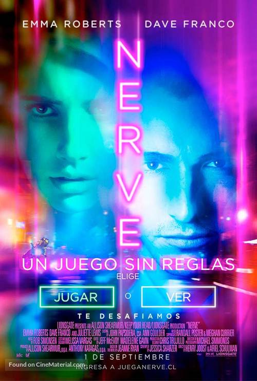 Nerve - Chilean Movie Poster