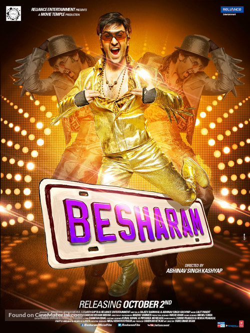 Besharam 2013 Indian Movie Poster