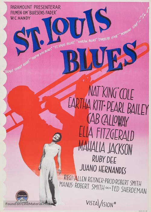 St. Louis Blues - Swedish Movie Poster