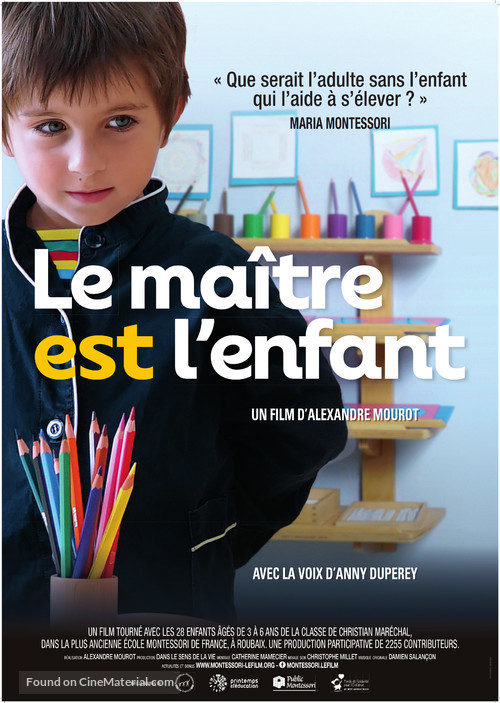 Le ma&icirc;tre est l&#039;enfant - French Movie Poster