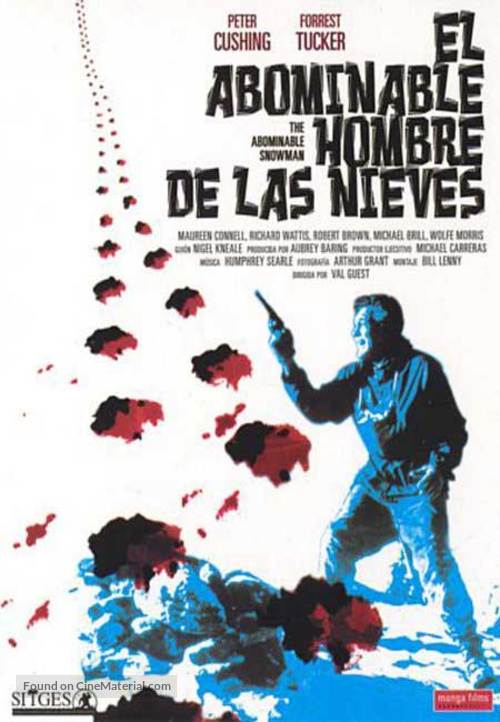 The Abominable Snowman - Spanish DVD movie cover