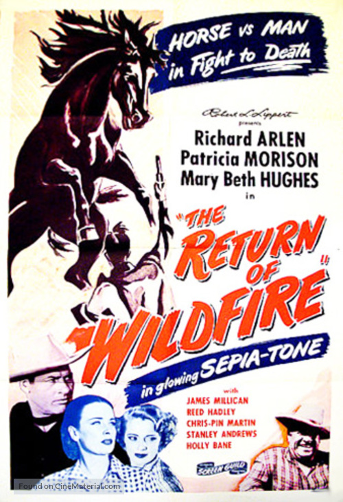The Return of Wildfire - Movie Poster