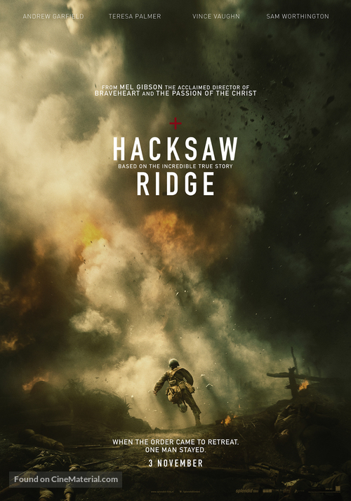 Hacksaw Ridge - Dutch Movie Poster