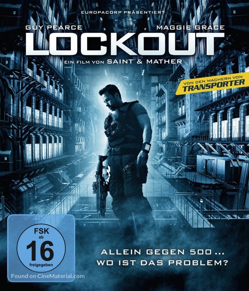 Lockout - German Blu-Ray movie cover