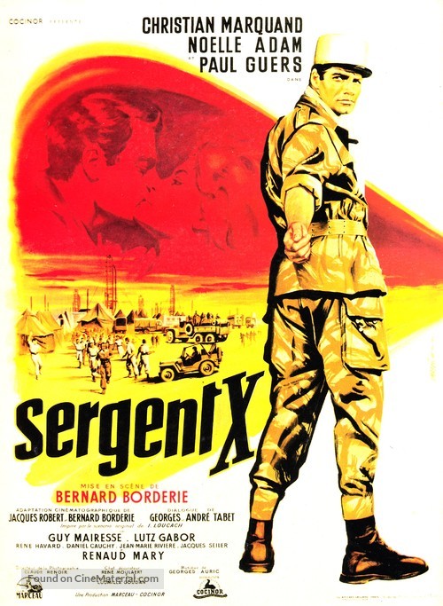 Sergent X - French Movie Poster