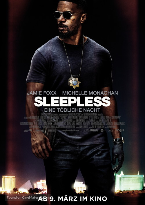 Sleepless - German Movie Poster