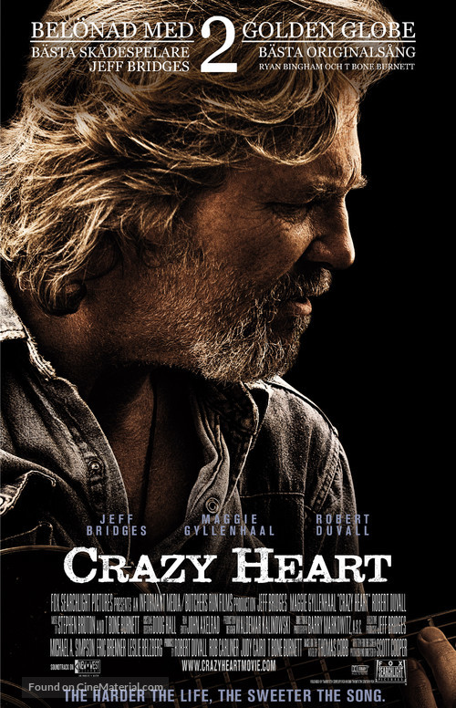 Crazy Heart - Swedish Movie Poster