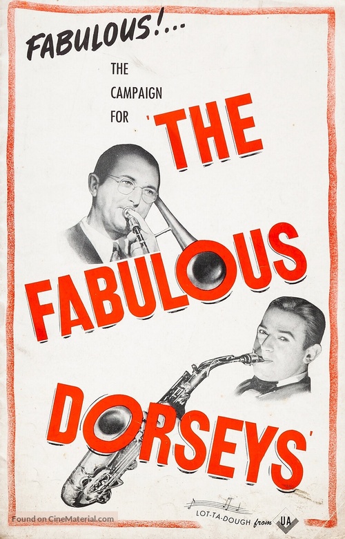 The Fabulous Dorseys - British poster
