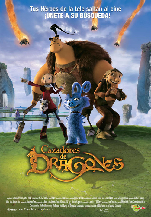 Chasseurs de dragons - Spanish Movie Poster