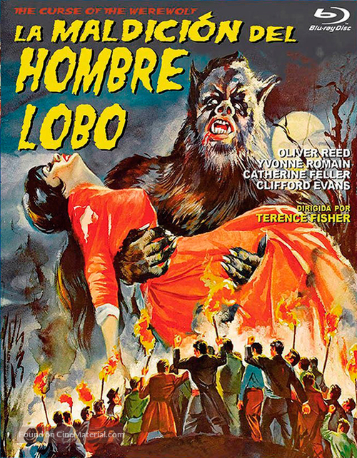 The Curse of the Werewolf - Spanish Blu-Ray movie cover