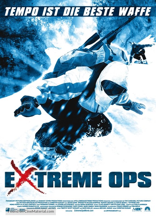 Extreme Ops - German Movie Poster