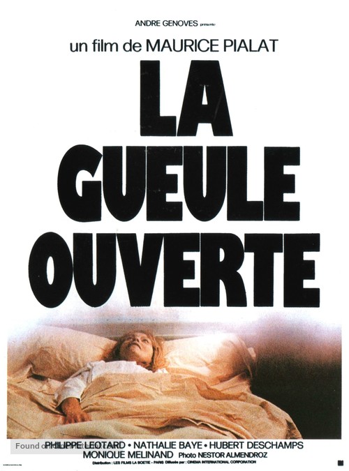 La gueule ouverte - French Movie Poster