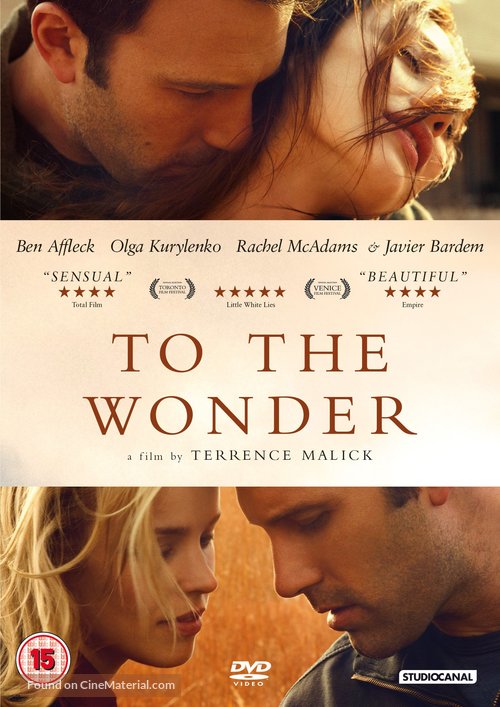 To the Wonder - British DVD movie cover