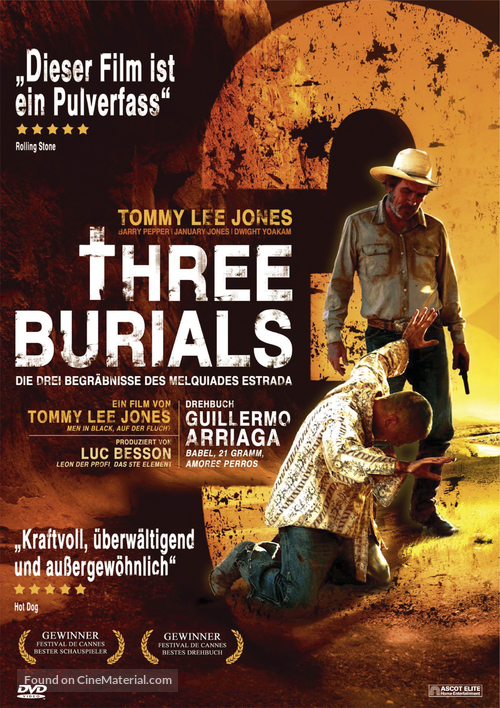 The Three Burials of Melquiades Estrada - Swiss Movie Cover