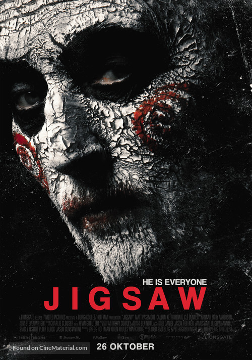 Jigsaw - Dutch Movie Poster