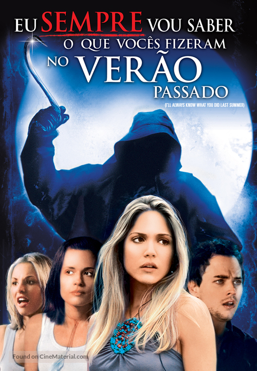 I&#039;ll Always Know What You Did Last Summer - Brazilian Movie Cover